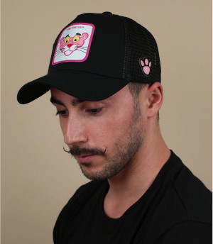 trucker panthère rose noir Trucker Panthère Rose